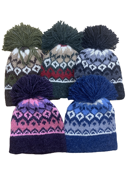 Icelandic Pom Pom Winter Hat