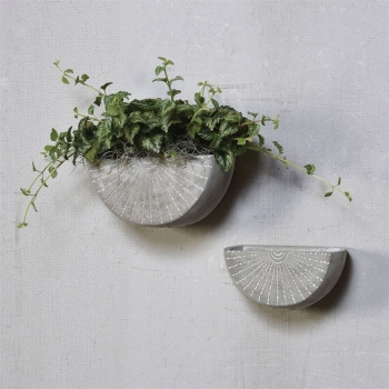 Cement Wall Planter, Assorted