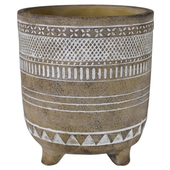 Tribal Footed Pot