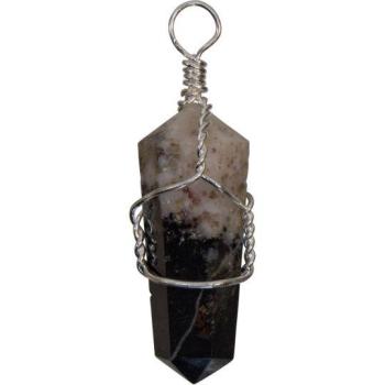 Black Sardonyx Point Pendant