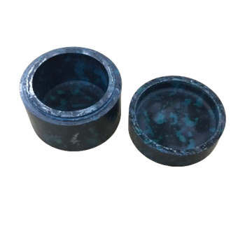 Soapstone Cylinder Jar, Assorted