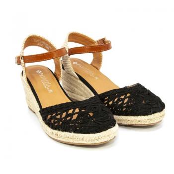 SKYLOVER ESPADRILLE WEDGE SANDALS