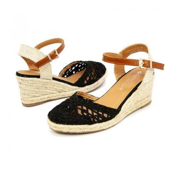 SKYLOVER ESPADRILLE WEDGE SANDALS