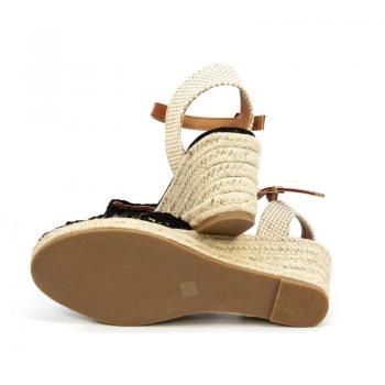 SKYLOVER ESPADRILLE WEDGE SANDALS