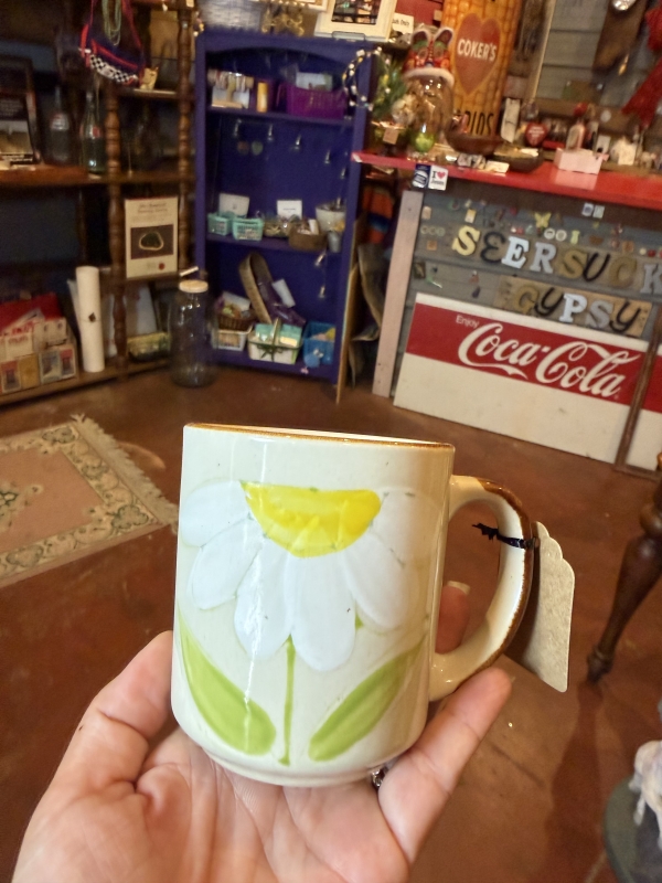 Vintage Daisy mug