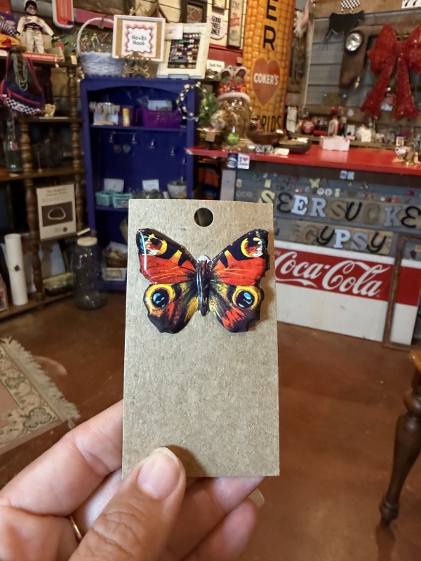Vintage butterfly pin