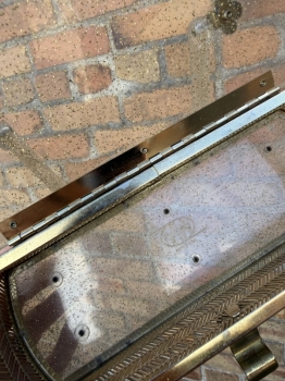 Gold glitter MCM PURSE 