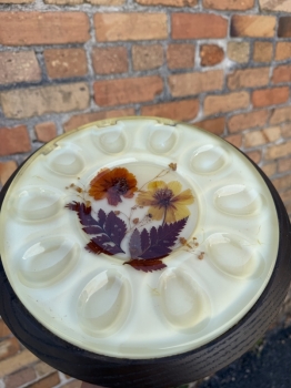 MCM deviled egg platter 