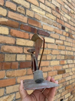 Vintage egg scale