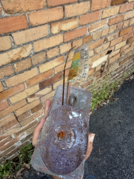 Vintage egg scale