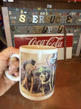 Cowboy doggy coffee mug