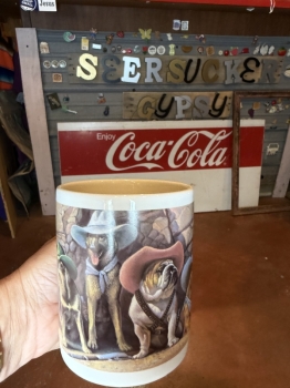 Cowboy doggy coffee mug