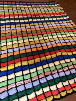 Baby blanket of many colors
