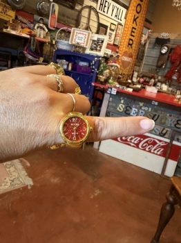 Vintage inspired clock ring