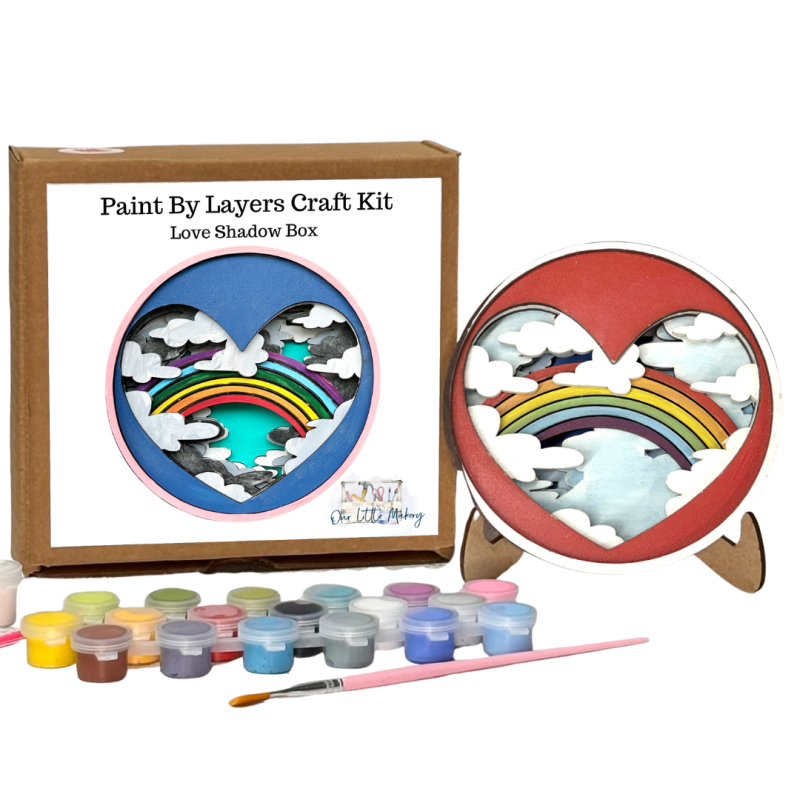 Our Little Makery (US) - Love Shadow Box Kit