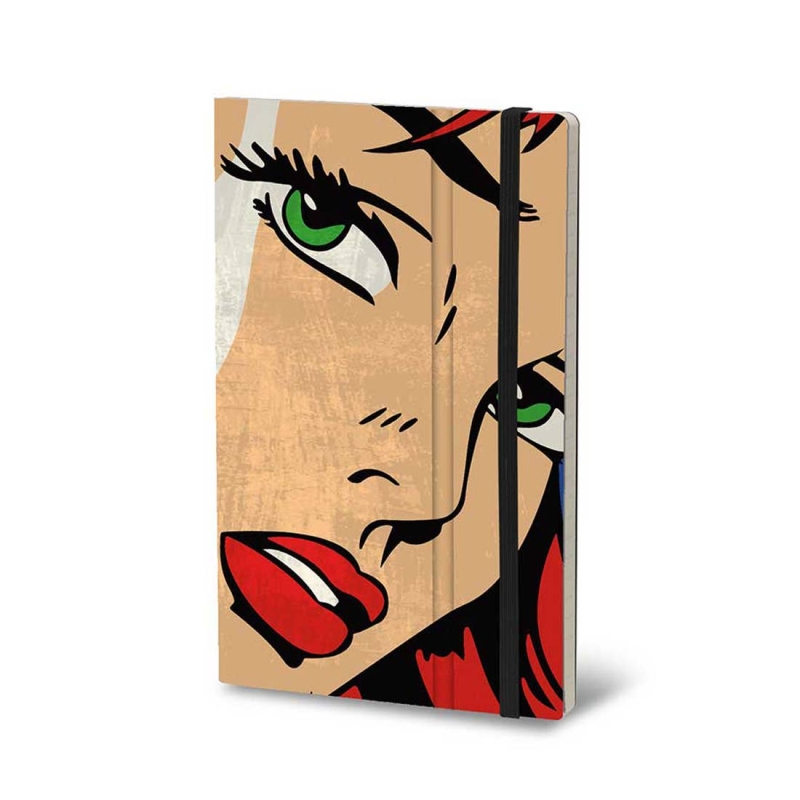 Orange Art/Creative Art Materials - Stifflex Pop Series Notebook: Woman