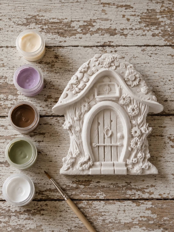 Dreamology ~ The Paper Garden - Fairy House Plaster Painting Kit