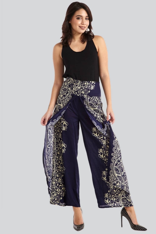 Kathmandu Imports - Split Front Pants (TH-1263PK): Free Size