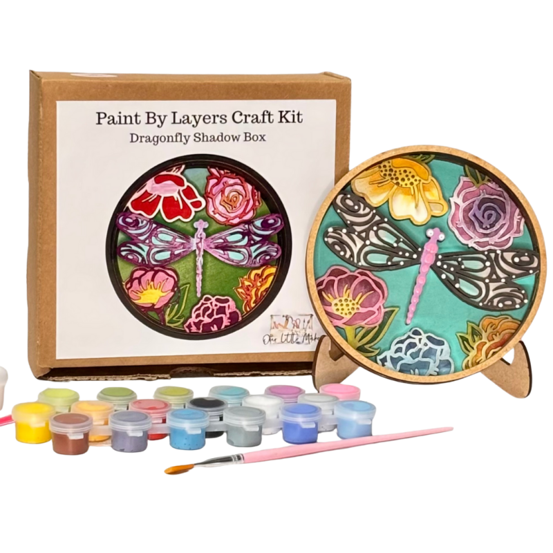 Our Little Makery (US) - Dragonfly Shadow Box Kit