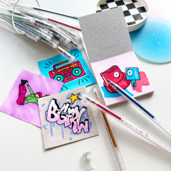 A Brighter Year - Stop! Color Time Mini Coloring Book