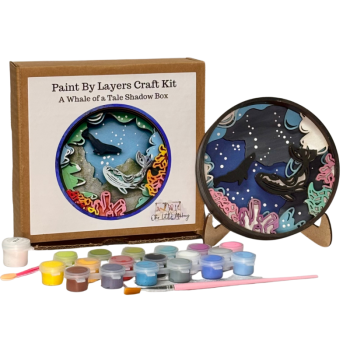 A Whale of a Tale Shadow Box Kit