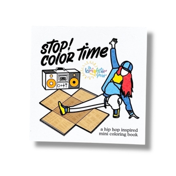A Brighter Year - Stop! Color Time Mini Coloring Book