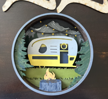 Our Little Makery (US) - Glamping Shadow Box Kit