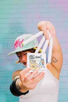 A Brighter Year - Stop! Color Time Mini Coloring Book