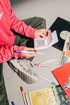 A Brighter Year - Stop! Color Time Mini Coloring Book