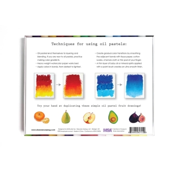 Oil Pastels - Talc-Free - 24 Non-Toxic Colors
