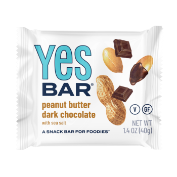 YES Bar® - Low Sugar Snack Bars - Peanut Butter Dark Chocolate - Premium Real Food Snack Bar