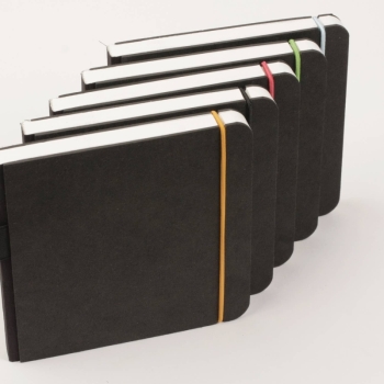 Orange Art/Creative Art Materials - BW Scribble Sketch Books: Blank Green Elastic, 5.1x5.1