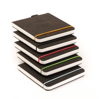 Orange Art/Creative Art Materials - BW Scribble Sketch Books: Blank Green Elastic, 5.1x5.1