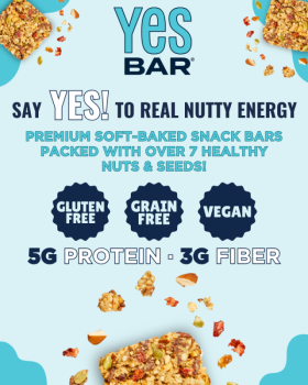 YES Bar® - Low Sugar Snack Bars - Peanut Butter Dark Chocolate - Premium Real Food Snack Bar