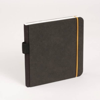 Orange Art/Creative Art Materials - BW Scribble Sketch Books: Blank Green Elastic, 5.1x5.1