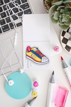 A Brighter Year - Stop! Color Time Mini Coloring Book