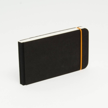 Orange Art/Creative Art Materials - BW Scribble Sketch Pads: Blank Green Elastic, 3x5.5