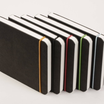 Orange Art/Creative Art Materials - BW Scribble Sketch Pads: Blank Lt Blue Elastic, 3x5.5