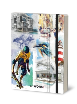 Orange Art/Creative Art Materials - Stifflex Artwork Sketchbook: Color Splash, Large (6