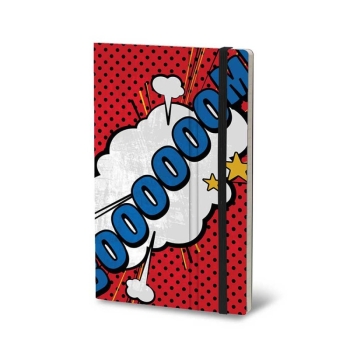 Orange Art/Creative Art Materials - Stifflex Pop Series Notebook: Black Lips