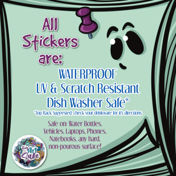 For Art Sake Stickers - Art Has No Rules- Sticker