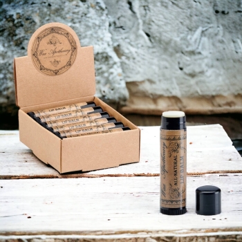 Wax Apothecary - All-Natural Lip Balm – Set of 12 with Display Box