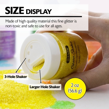BAZIC Products - Neon Glitter Shaker, 2 Oz: 12