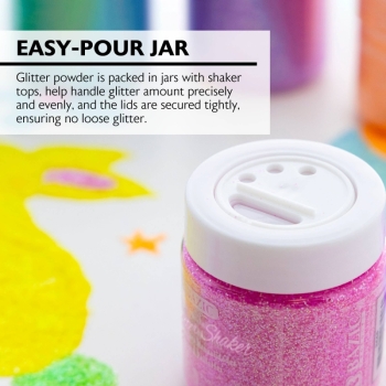 BAZIC Products - Neon Glitter Shaker, 2 Oz: 12