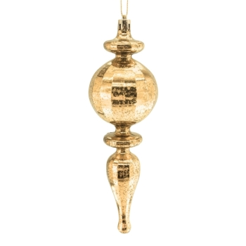 David Christopher's Collection - Mercury Finish Rounded Plastic Finial 7.5