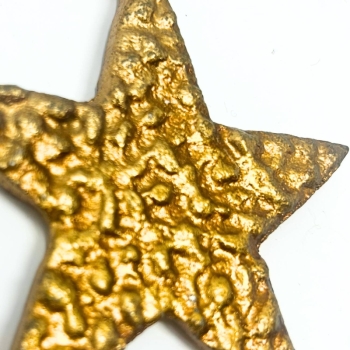 David Christopher's Collection - Ornate Gold Star Ornament 4”