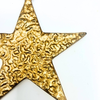 David Christopher's Collection - Ornate Gold Star Ornament 4”