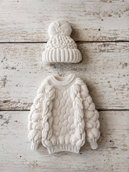 Dreamology ~ The Paper Garden - Cozy Sweater & Hat Plaster Painting Kit