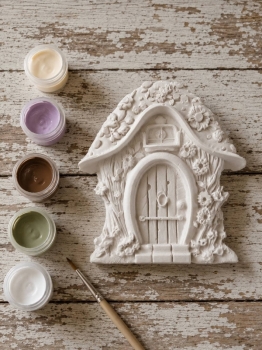 Dreamology ~ The Paper Garden - Fairy House Plaster Painting Kit