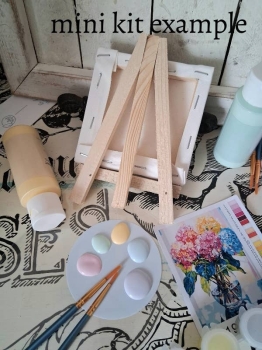 Dreamology ~ The Paper Garden - Little Witches DIY Painting Acrylic Art Kit : Mini
